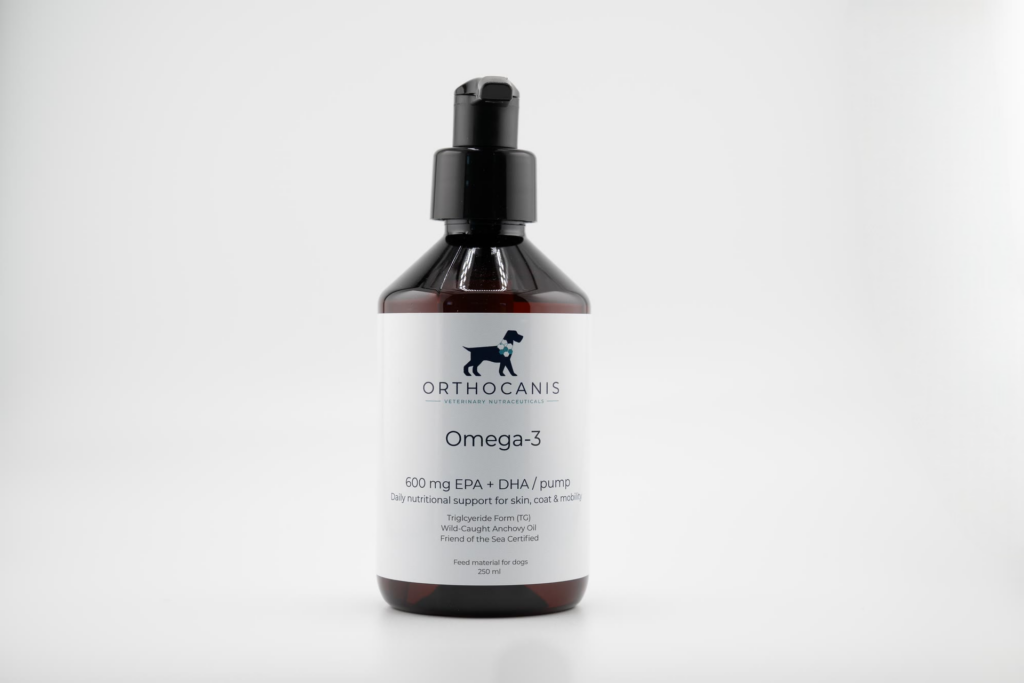 ORTHOCANIS Omega-3 fles met pompje, 250 ml