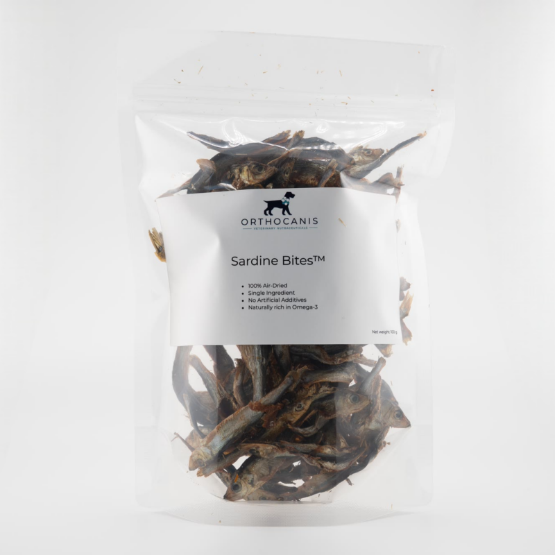 Verpakking ORTHOCANIS Sardine Bites, 100 g